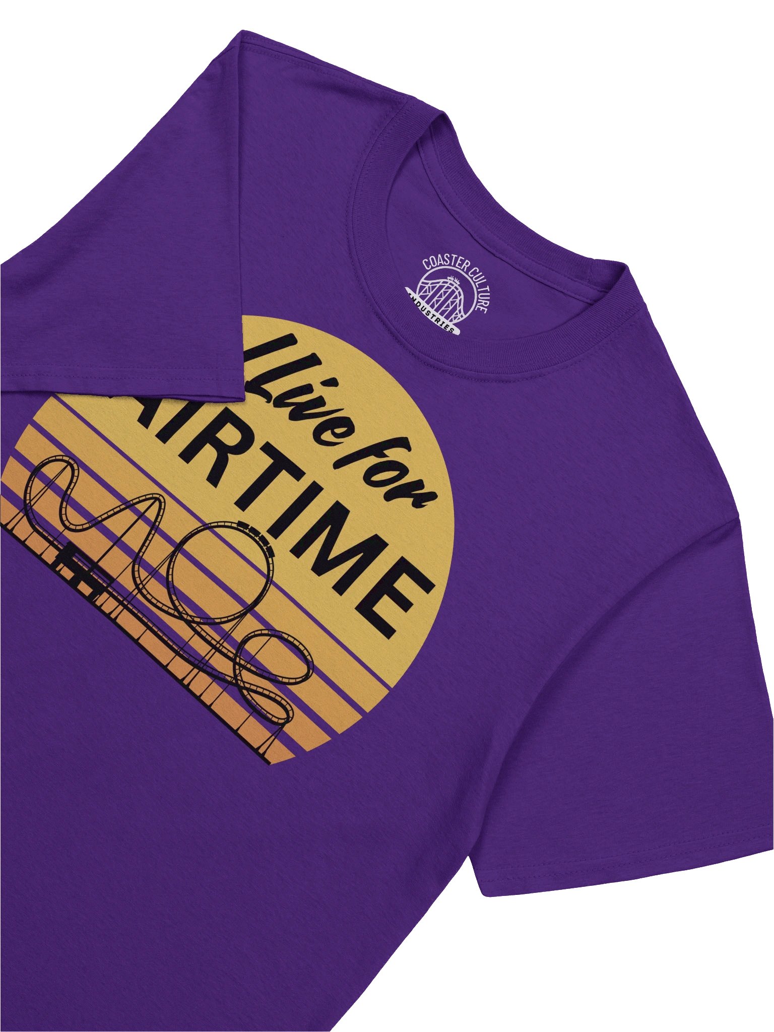 I Live for AIRTIME T-Shirt – Roller Coaster Thrill Ride Fan Apparel product image (5)