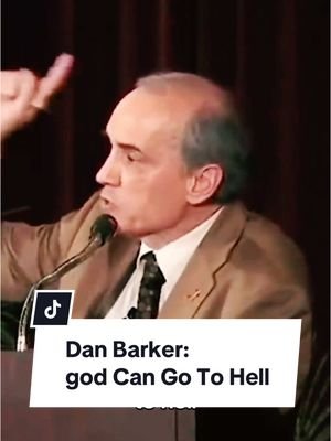 Dan Barker: god Can Go To Hell #short #danbarker #god #gotohell #hellisreal #godless #hell #godly #mygod #yhwh #yahweh #beliefingod #christiansoftiktok #christiantok #christianity #atheist #atheisttiktok #atheism 