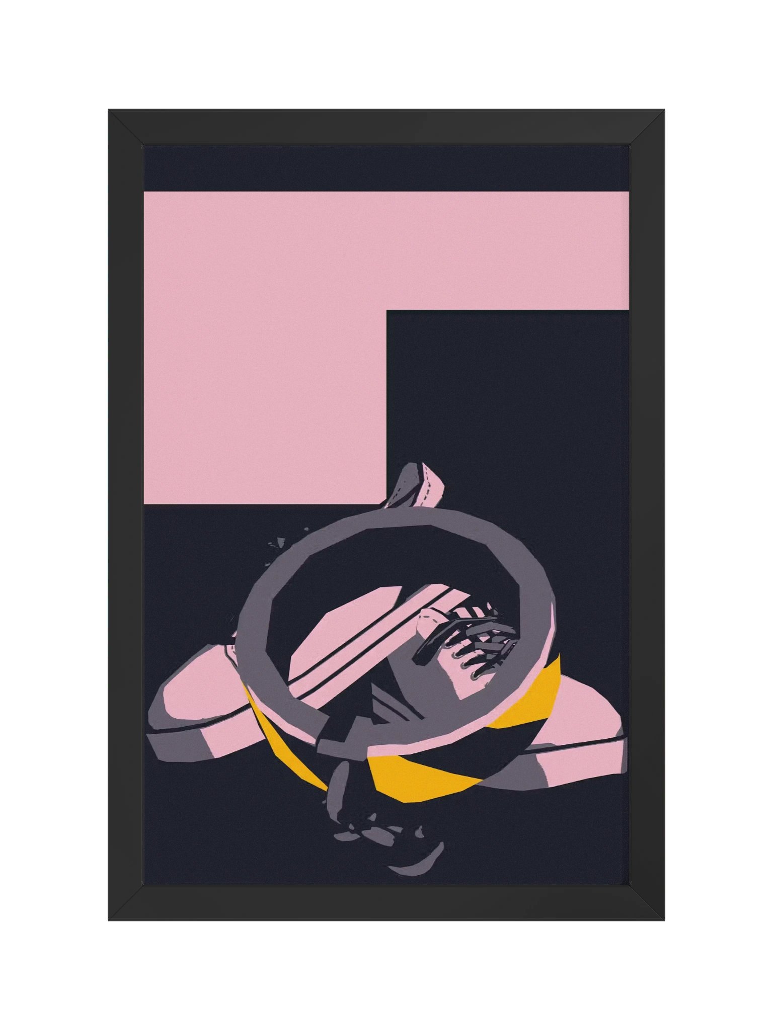 Framed Collar Me Shocked Poster product image (1)