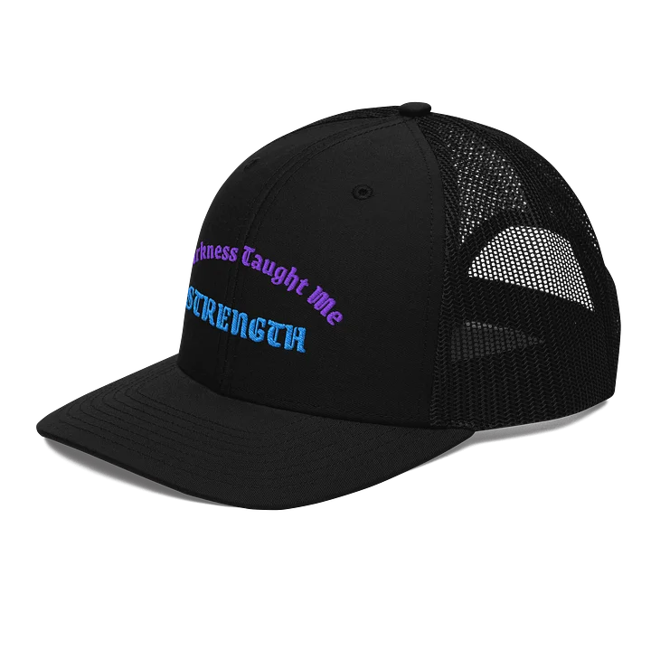 Darkness Taught Me Strength QueenB Trucker Cap product image (2)