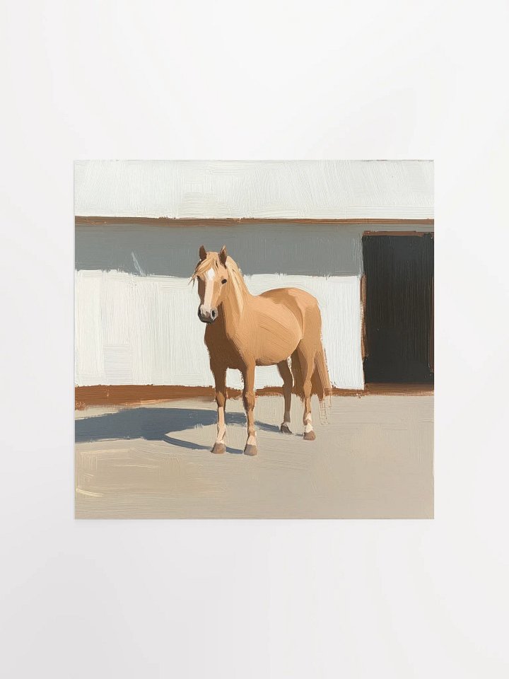 Modern Farmhouse: Brown Horse I Art Print product image (4)