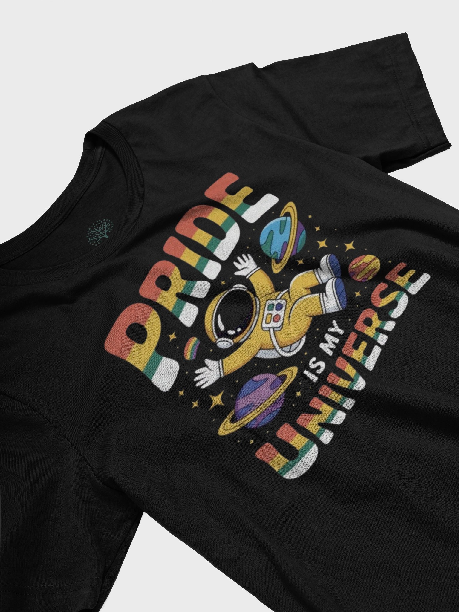 Unisex Pride Is My Universe T-Shirt - Rainbow Astronaut Design product image (3)