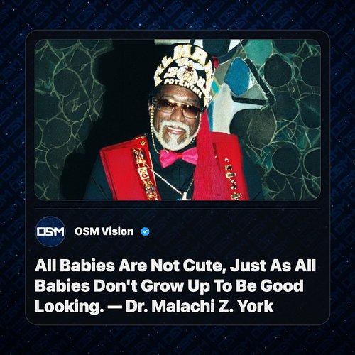 💡 Daily Wisdom from Dr. Malachi Z. York

📖 Read it. Reflect. Share it forward.

🔁 Repost to spread the knowledge 

📍 Where ar...