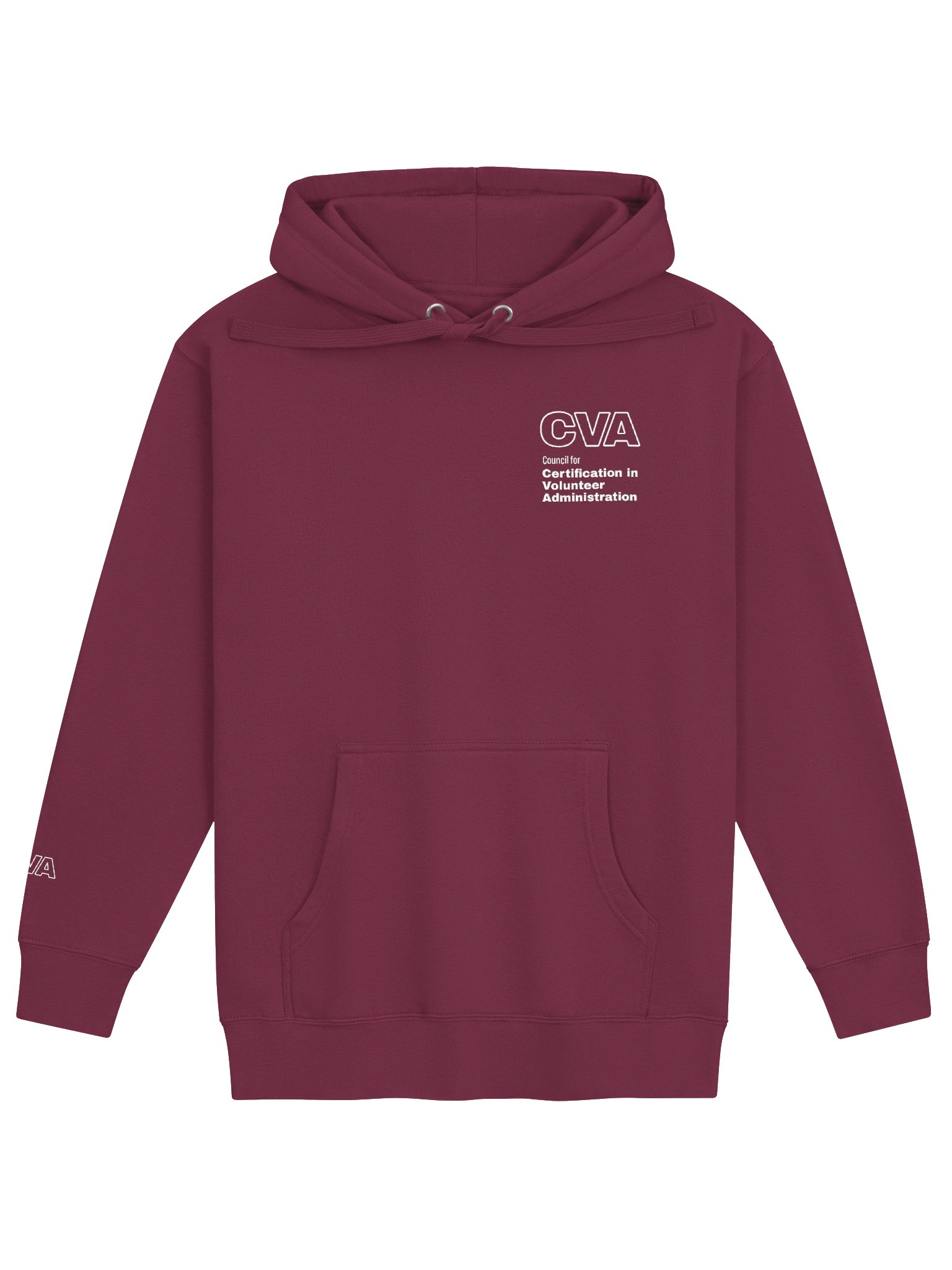 CVA Hoodie with White Embroidery (Ships from CA, EU, UK and USA) product image (1)