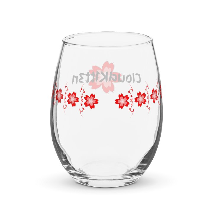 Sakura Logo Stemless Wine Glass product image (2)