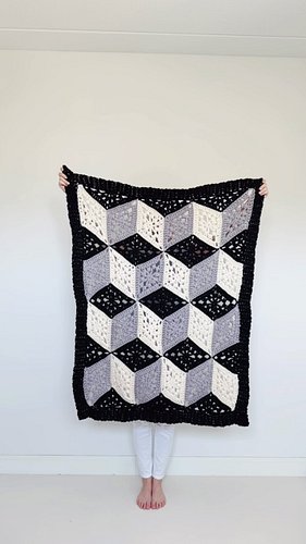 Added a simple border, what do you think!? Comment ‘3d’ for the pattern🤩 

#crochet #haken