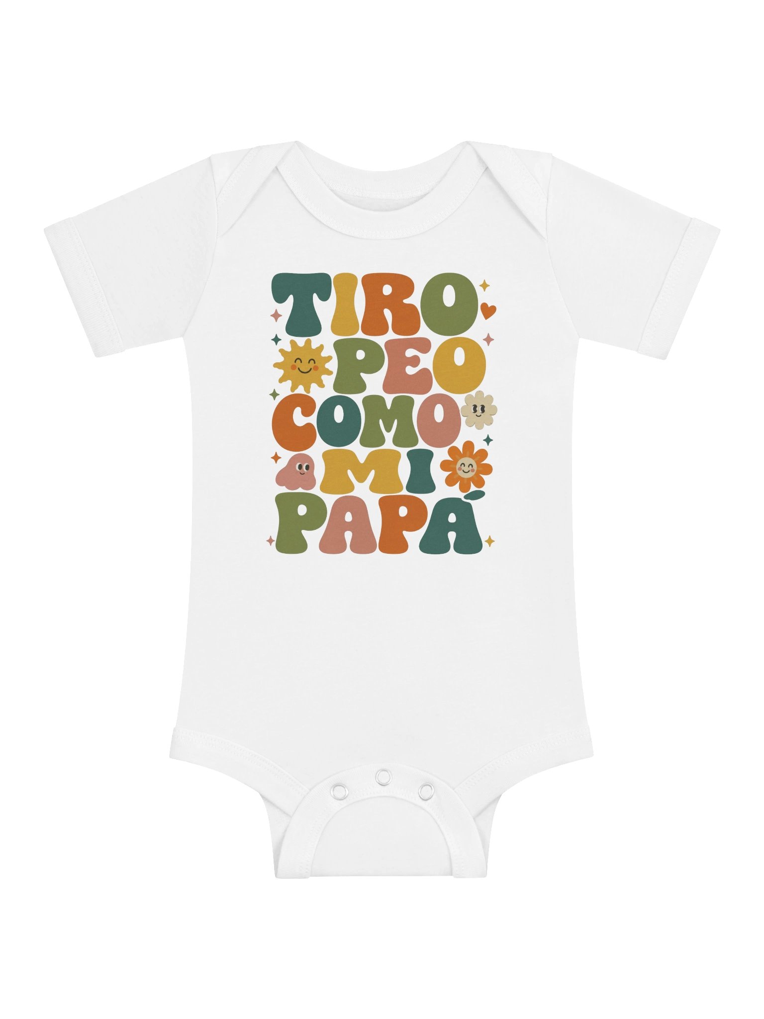 Tiro Peo Como Mi Papá Bodysuit para Bebés product image (1)