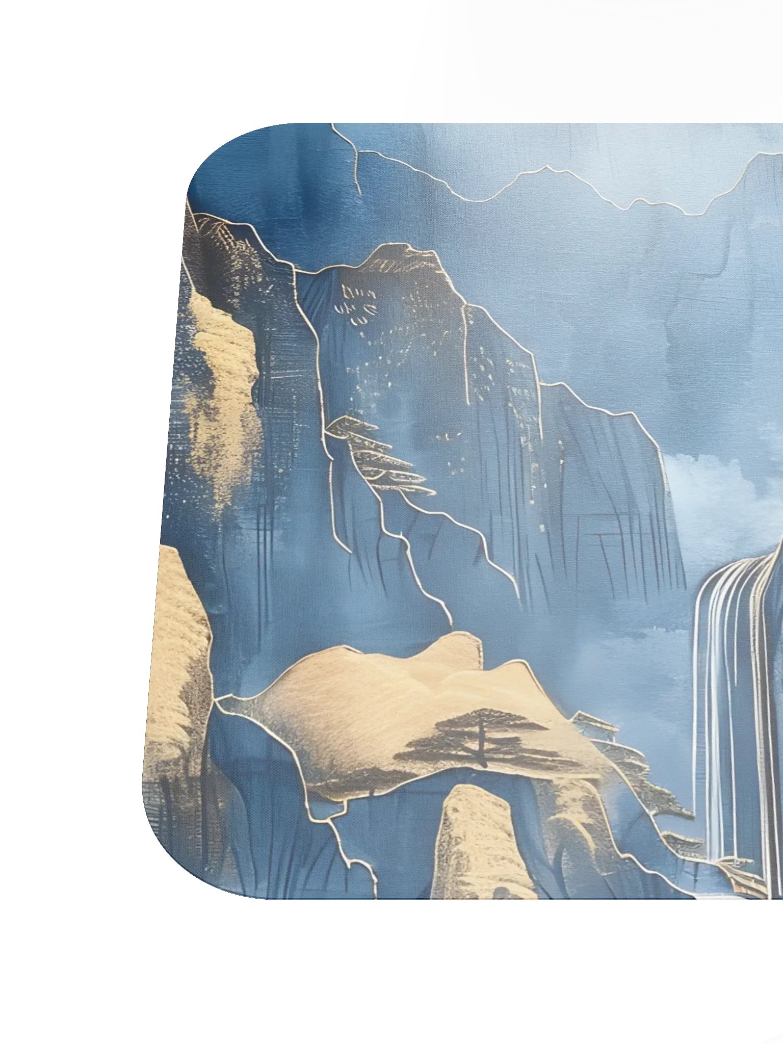 Blue and Gold Mountains Mouse Pad by Treasure Pie product image (7)