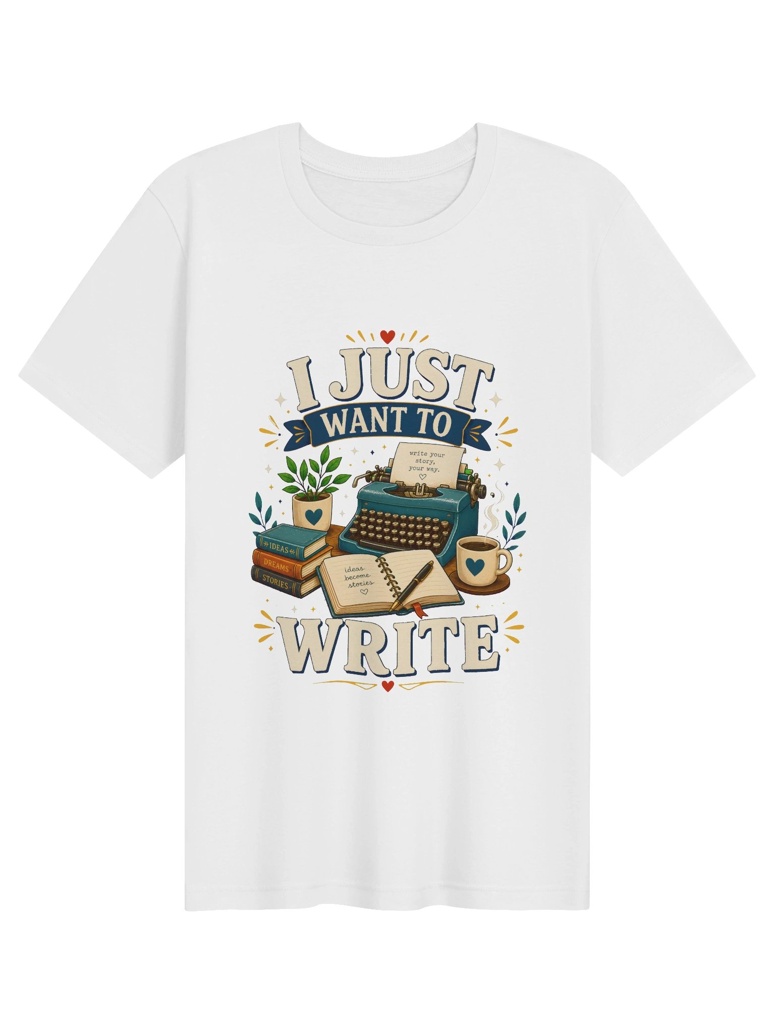 I Just Want To Write Tee product image (1)