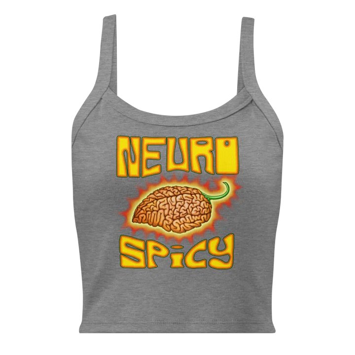 Neurospicy Crop Tank product image (1)