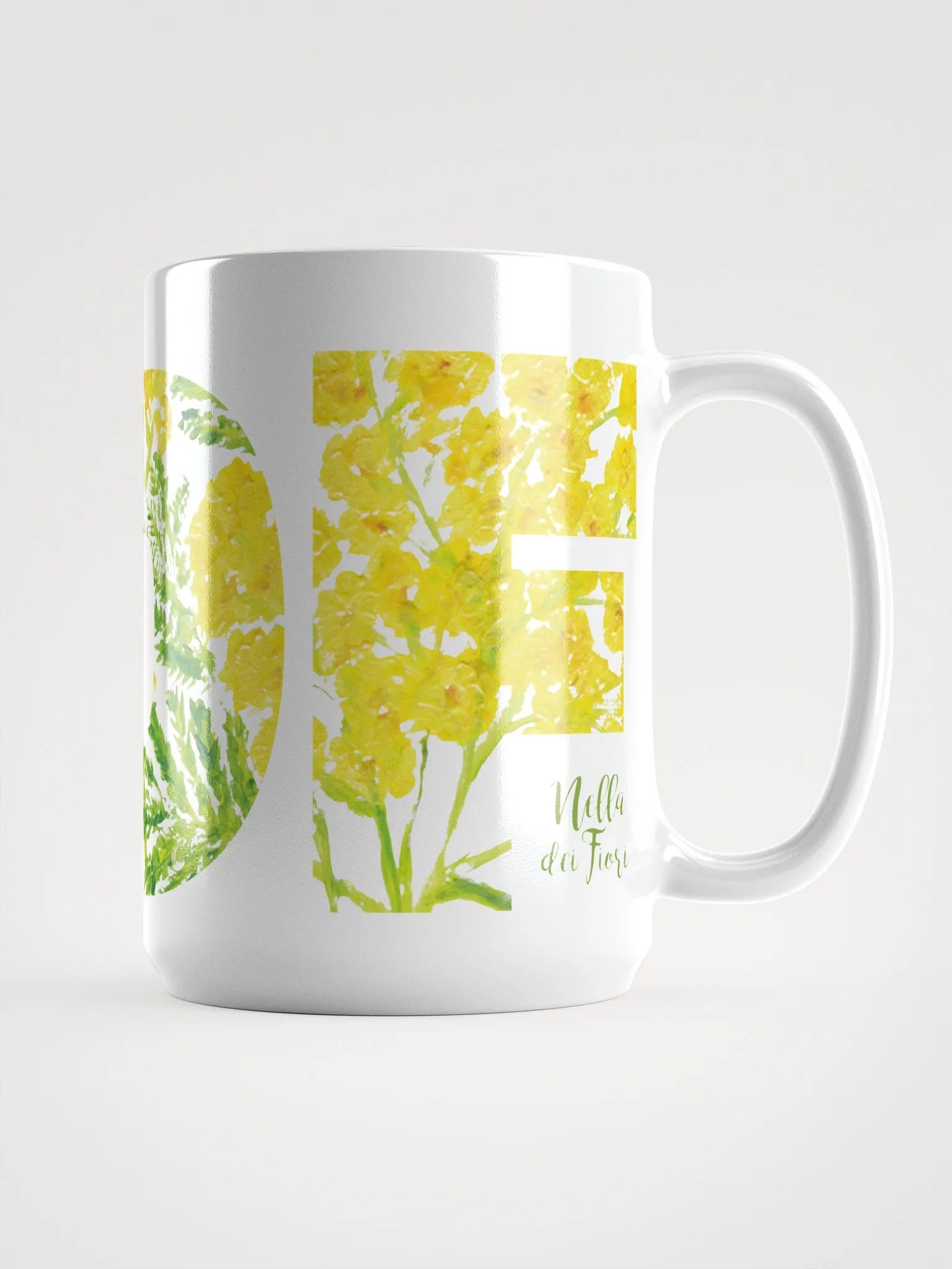 Mimosa NDF White Glossy Mug product image (1)