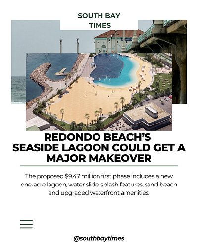 Redondo Beach’s Seaside Lagoon @seasidelagoonrb is one step closer to a major transformation, with plans calling for a new 77...