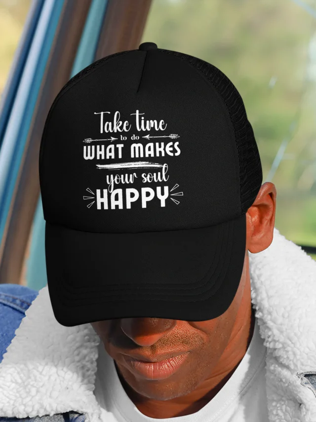 Make Your Soul Happy Self Care Trucker Hat product image (1)