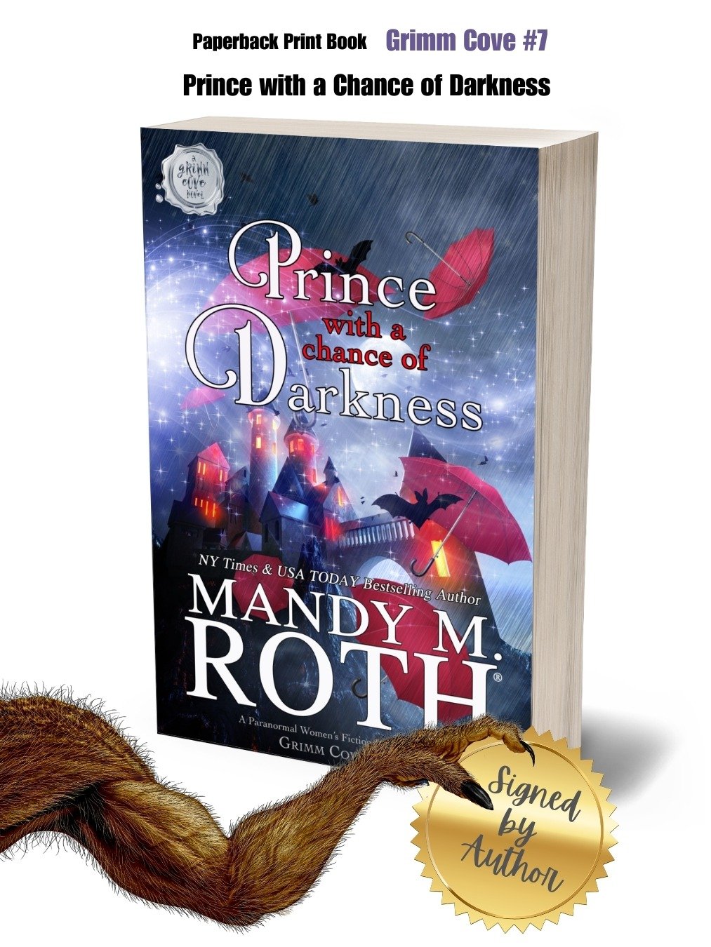 Prince with a Chance of Darkness Signed Paperback Print Book product image (1)