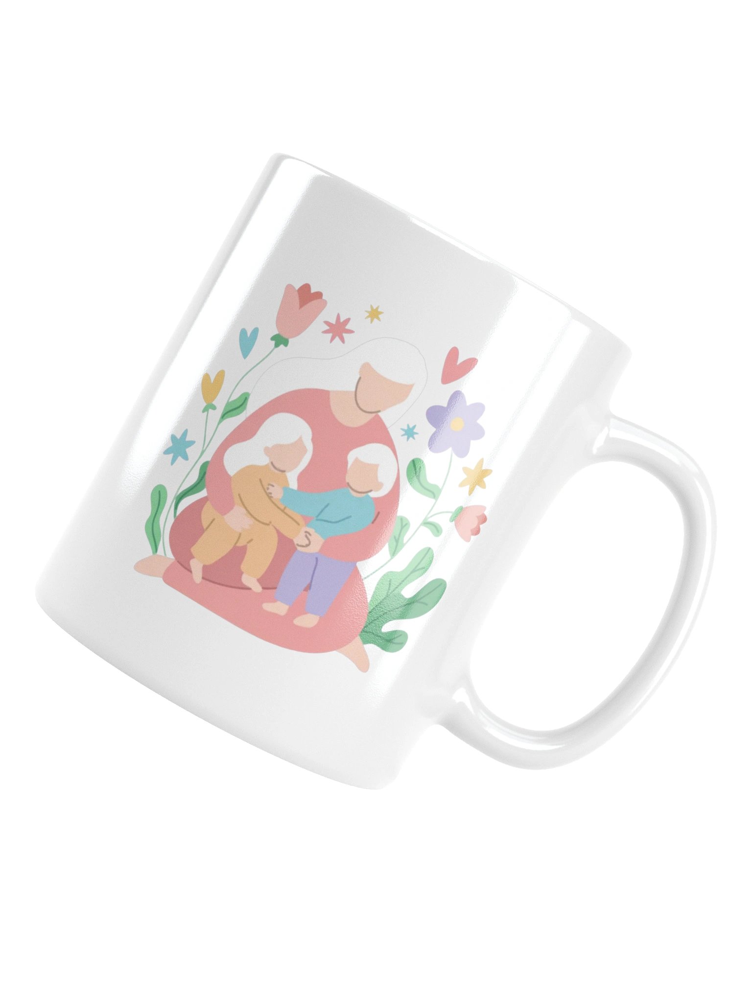 Heartwarming Mom and Kids Keepsake Coffee Mug product image (6)
