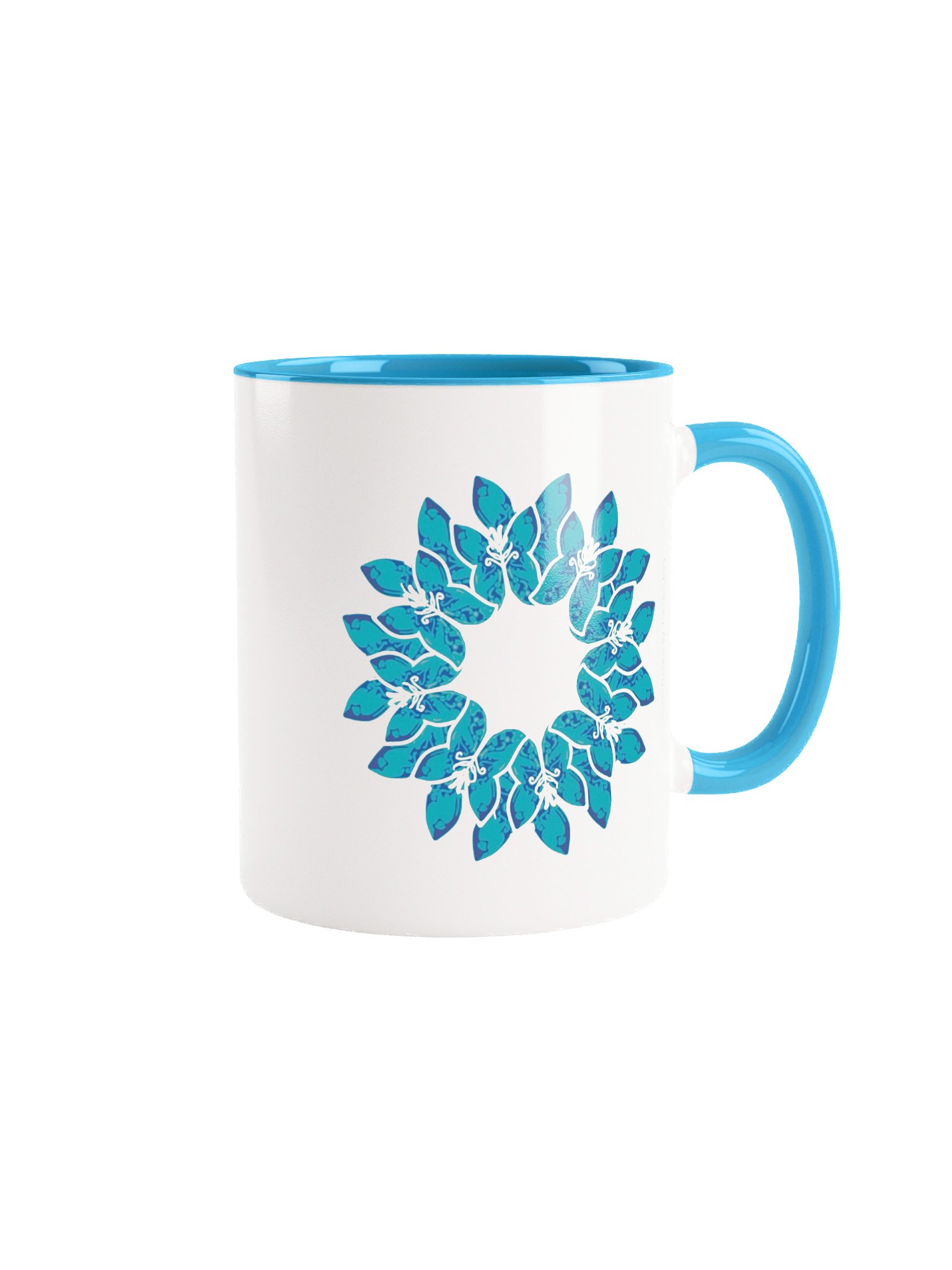 Aqua Flower mug product image (1)