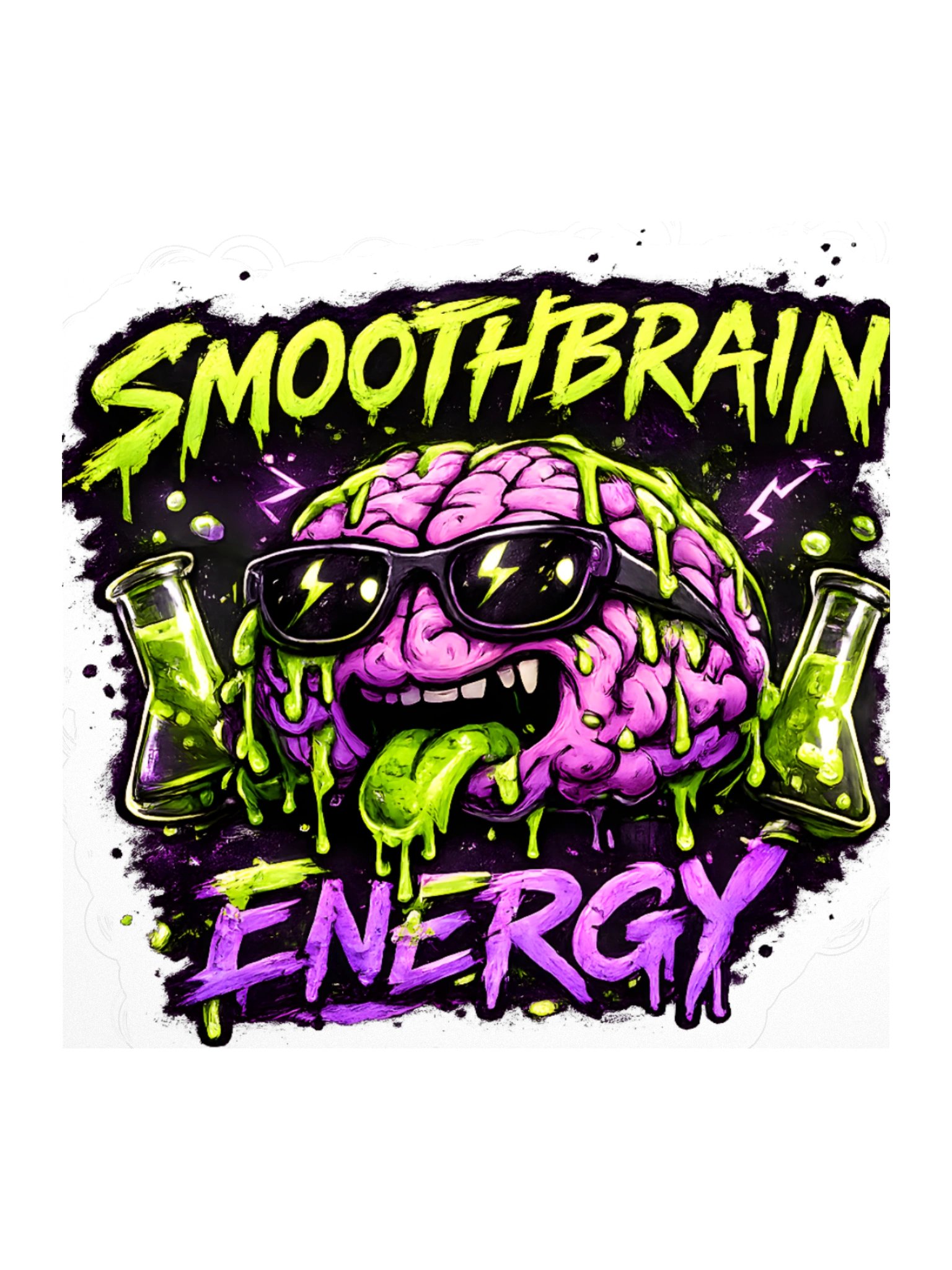 SMOOTHBRAIN ENERGY — Kiss-Cut Sticker product image (3)