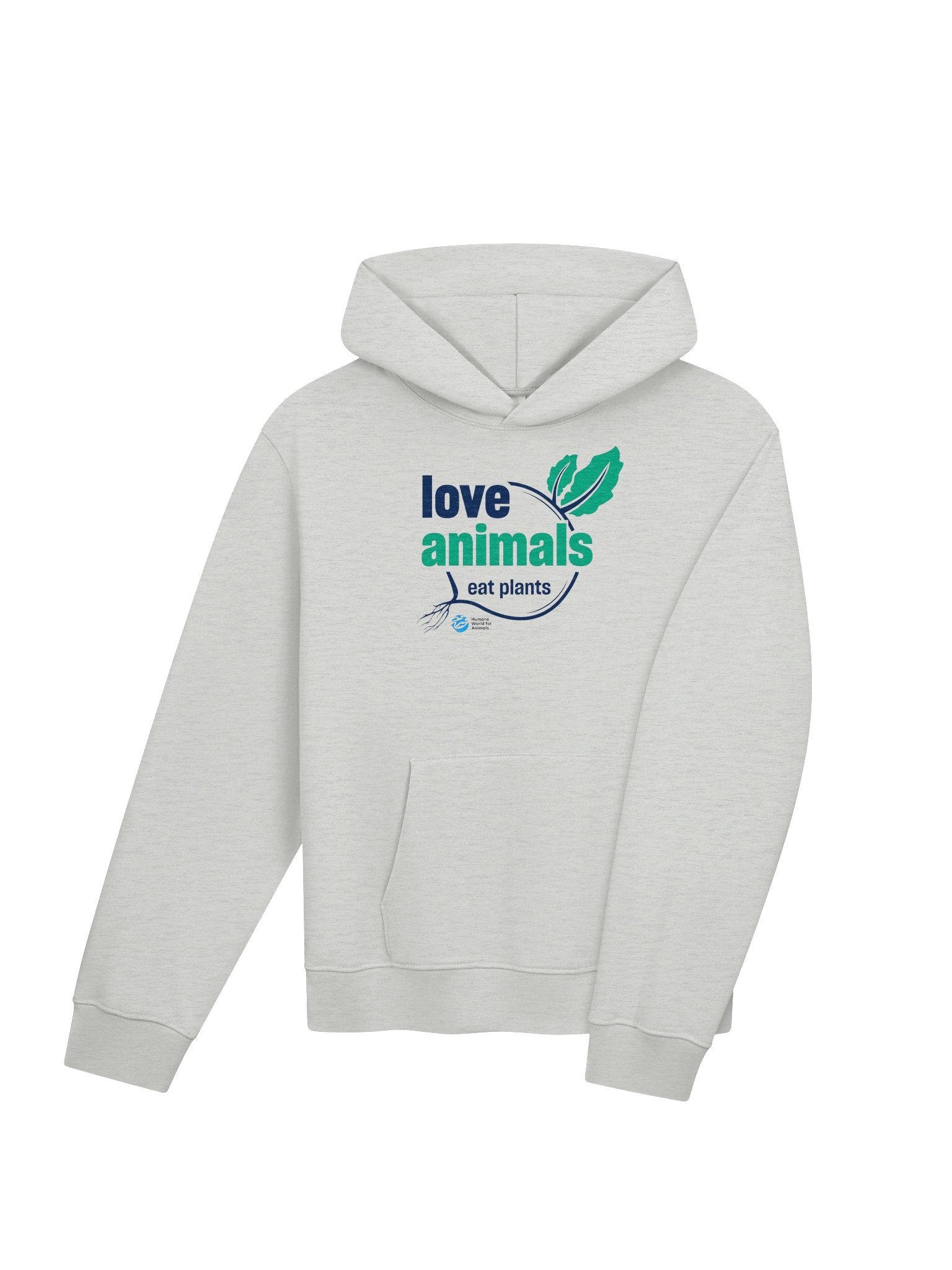 Love animals, eat plants - Hoodie product image (4)
