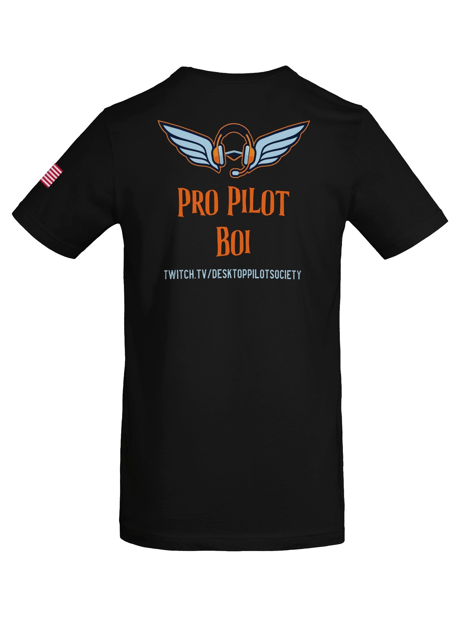 Winged Headset Logo Tee product image (3)