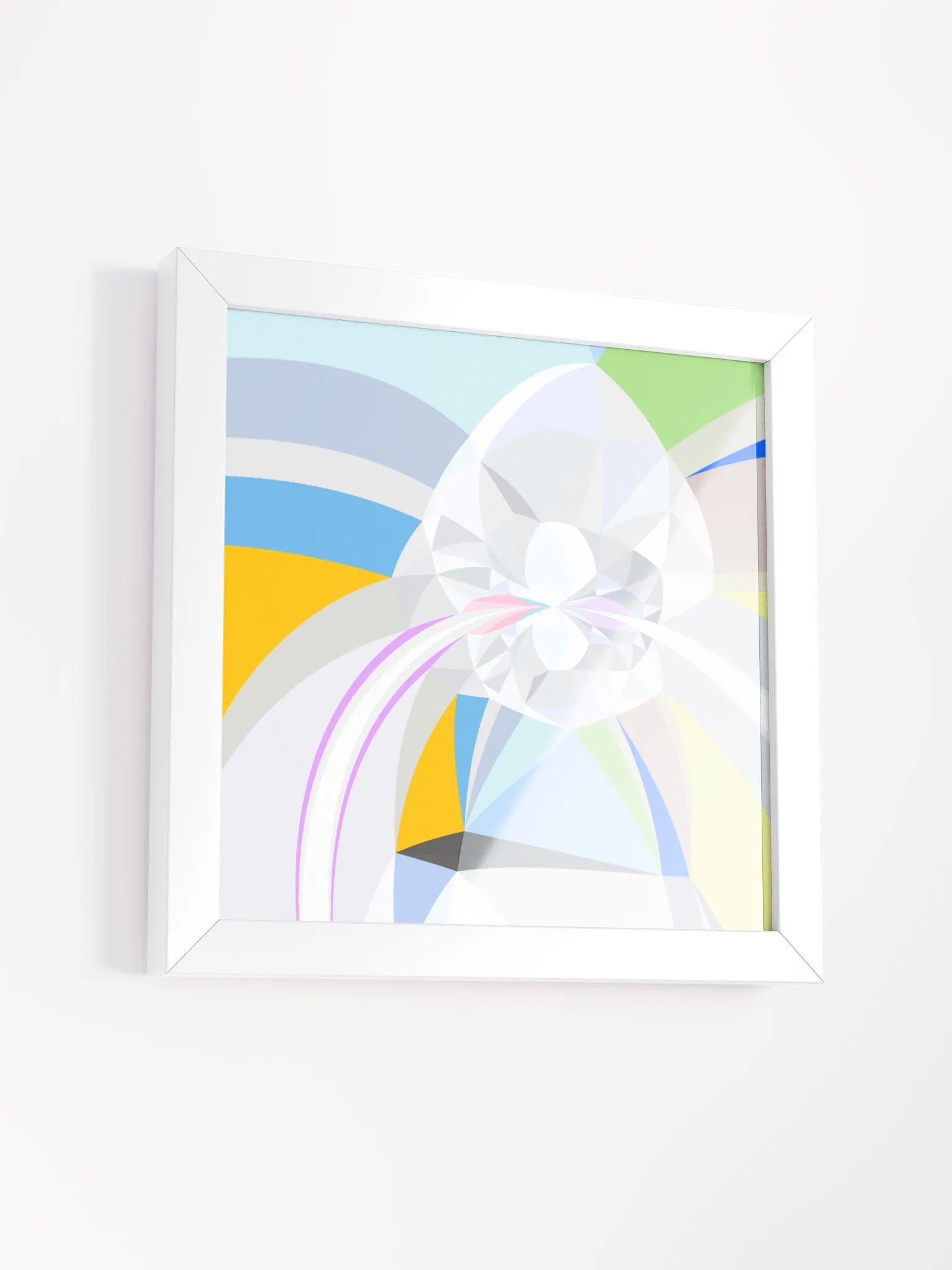 DIAMOND/CRYSTALS by Pixelliitist [Framed Print] product image (3)