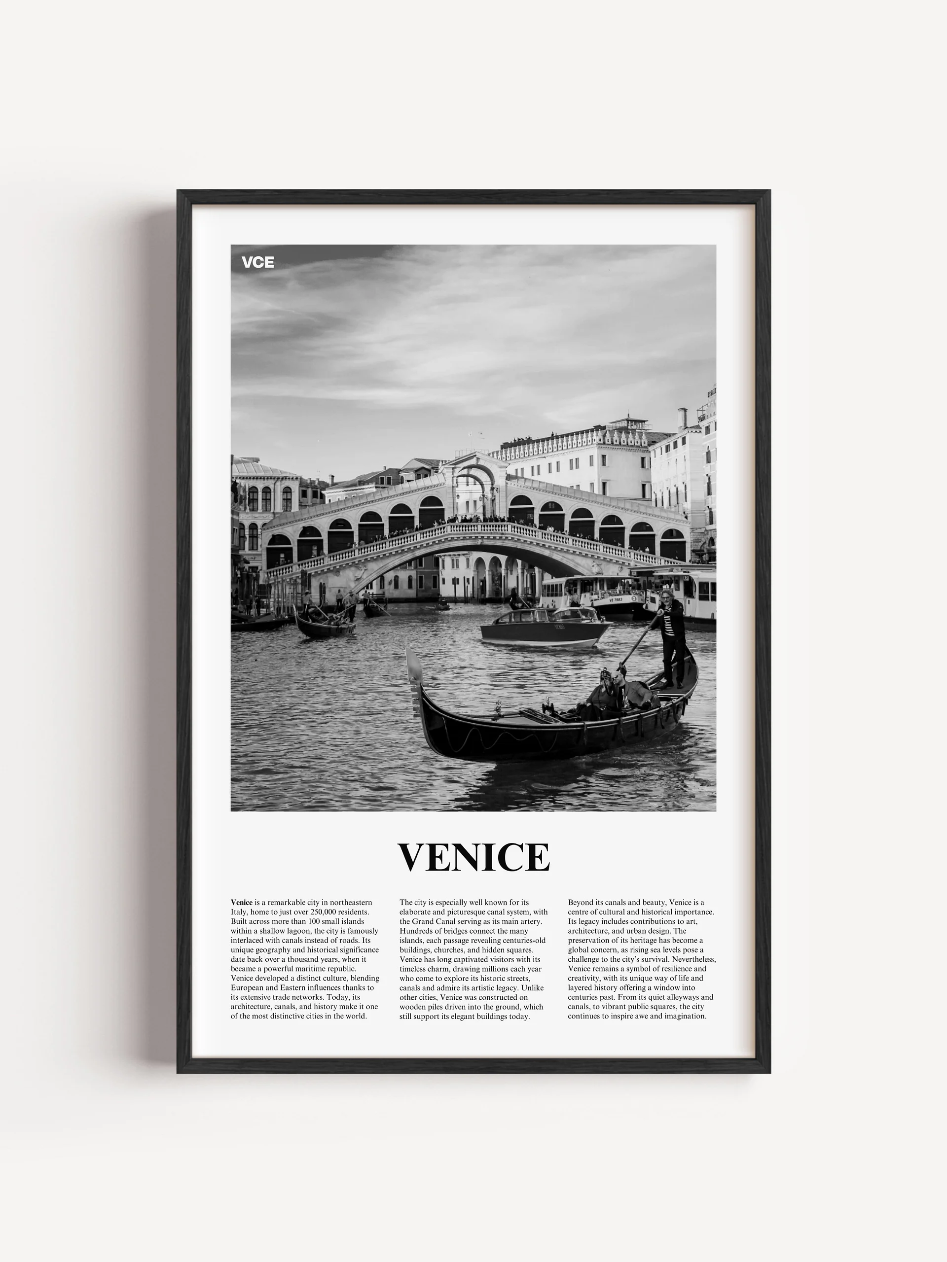 Venice 01 Newspaper Poster product image (1)