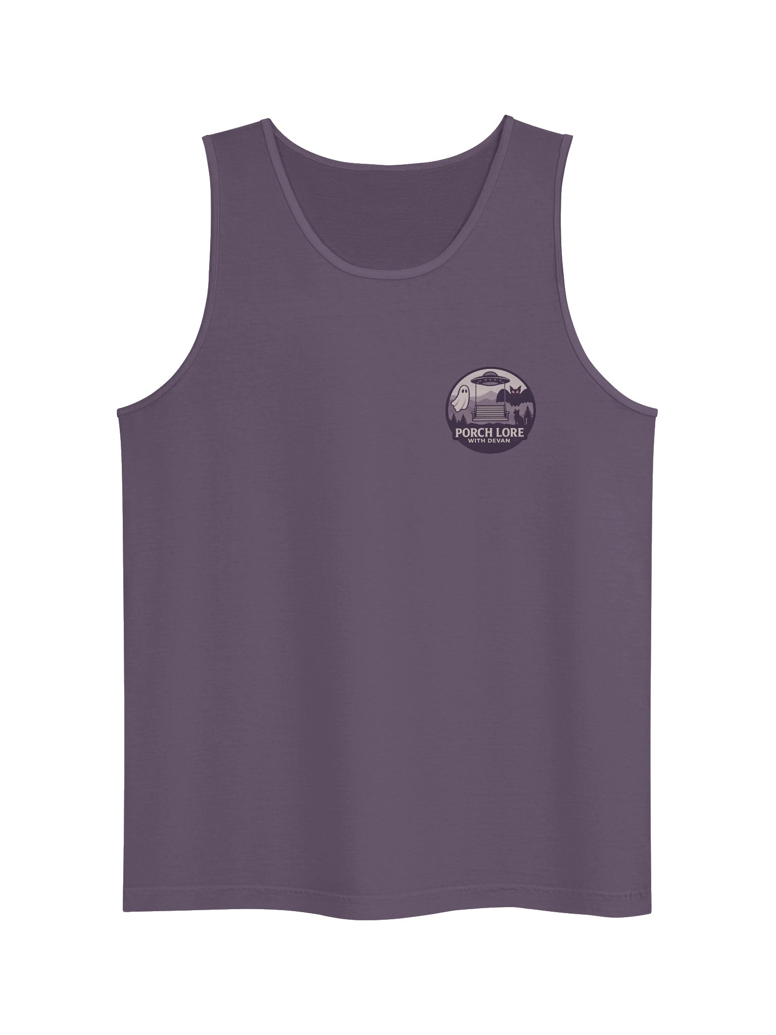 PORCH PALS POCKET LOGO UNISEX GARMENT DYED TANK TOP product image (1)