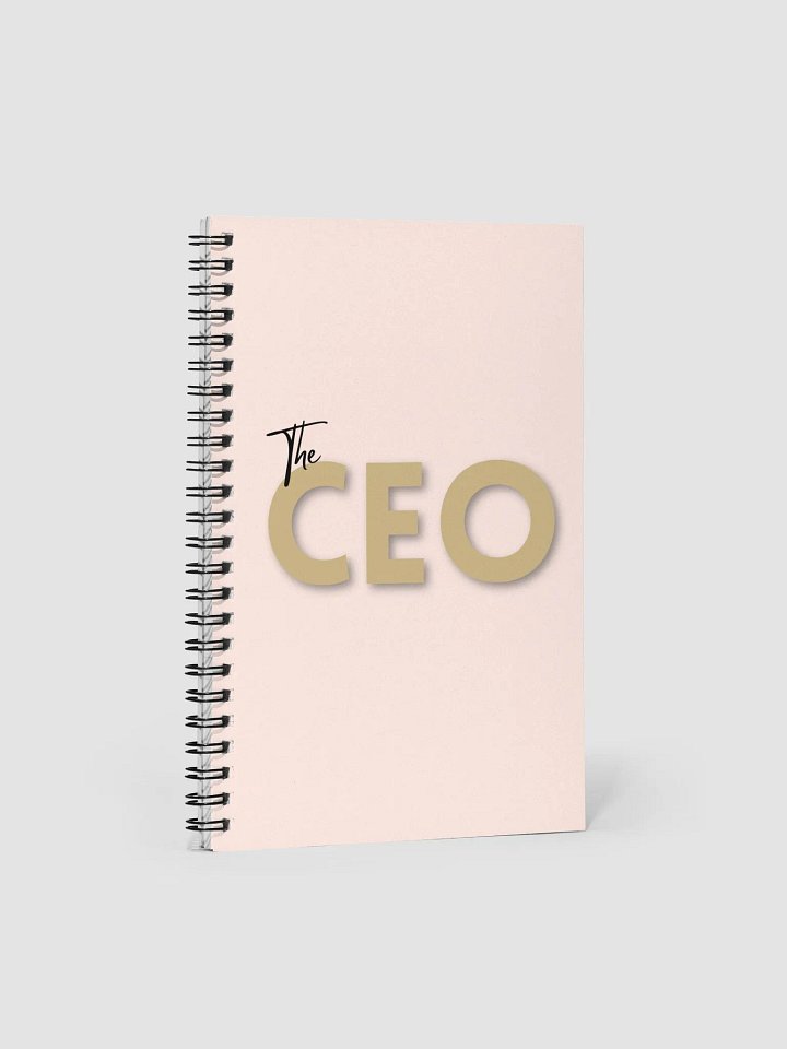 The CEO Spiral Notebook - Blush product image (1)