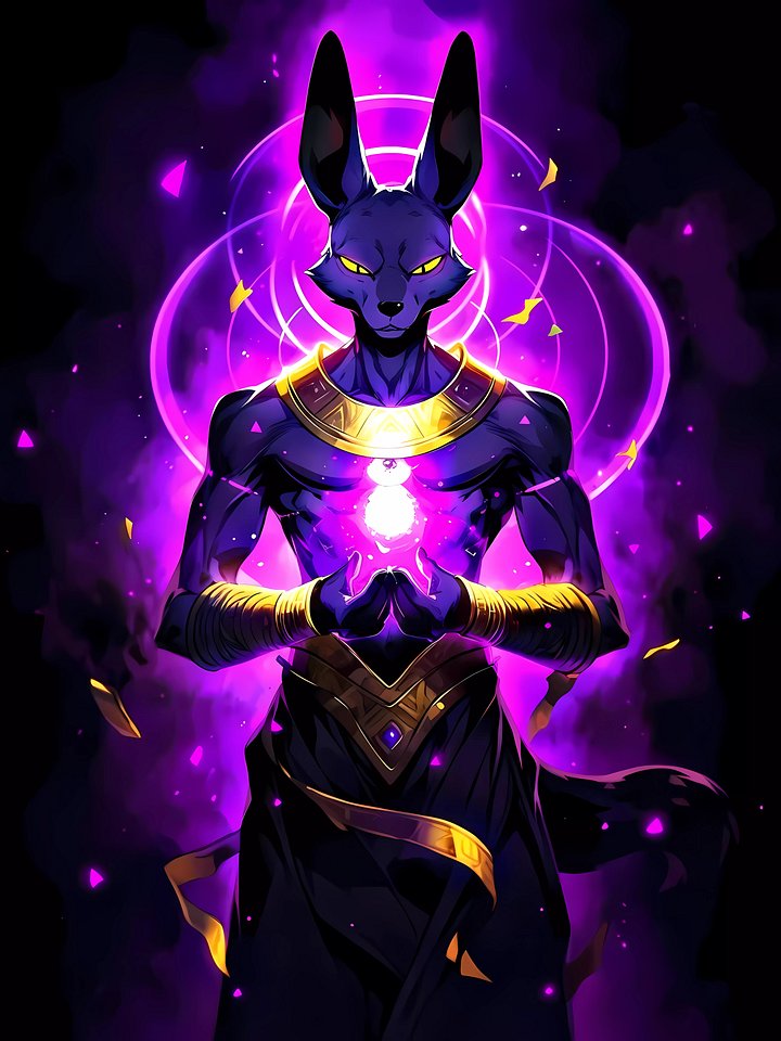 Beerus God of Destruction Metal Print product image (1)