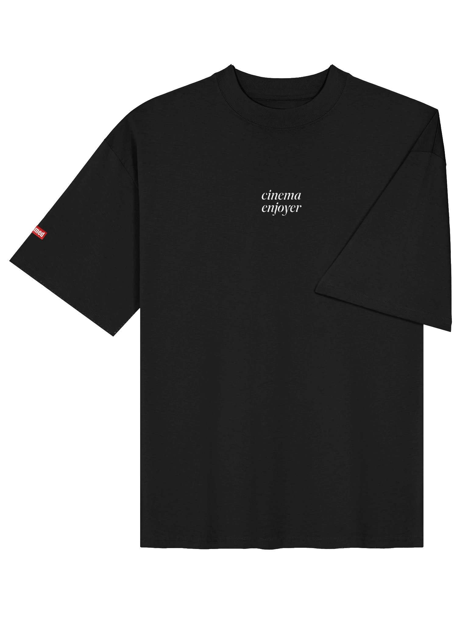 'Cinema Enjoyer' Embroidered Oversized T-Shirt product image (4)