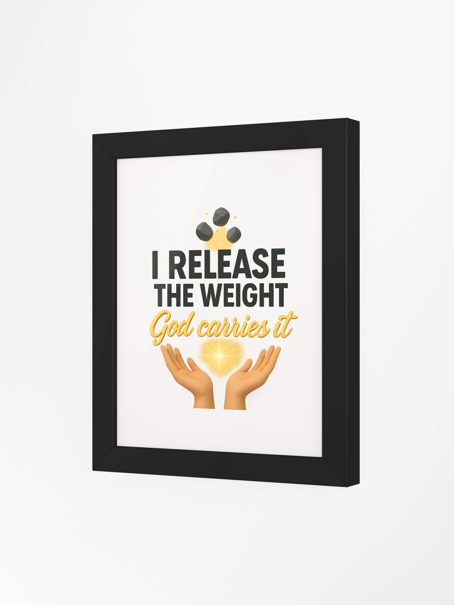 Divine Burden Framed Poster product image (15)