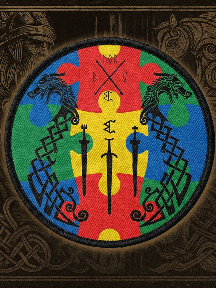BVNC Autism Awareness Patch product image (1)