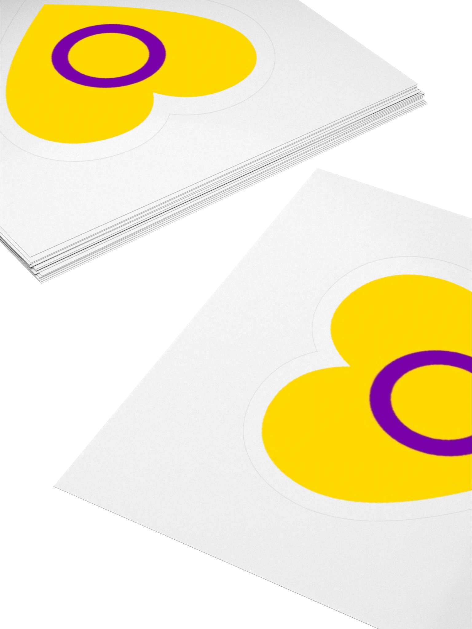 Intersex Heart Sticker product image (8)
