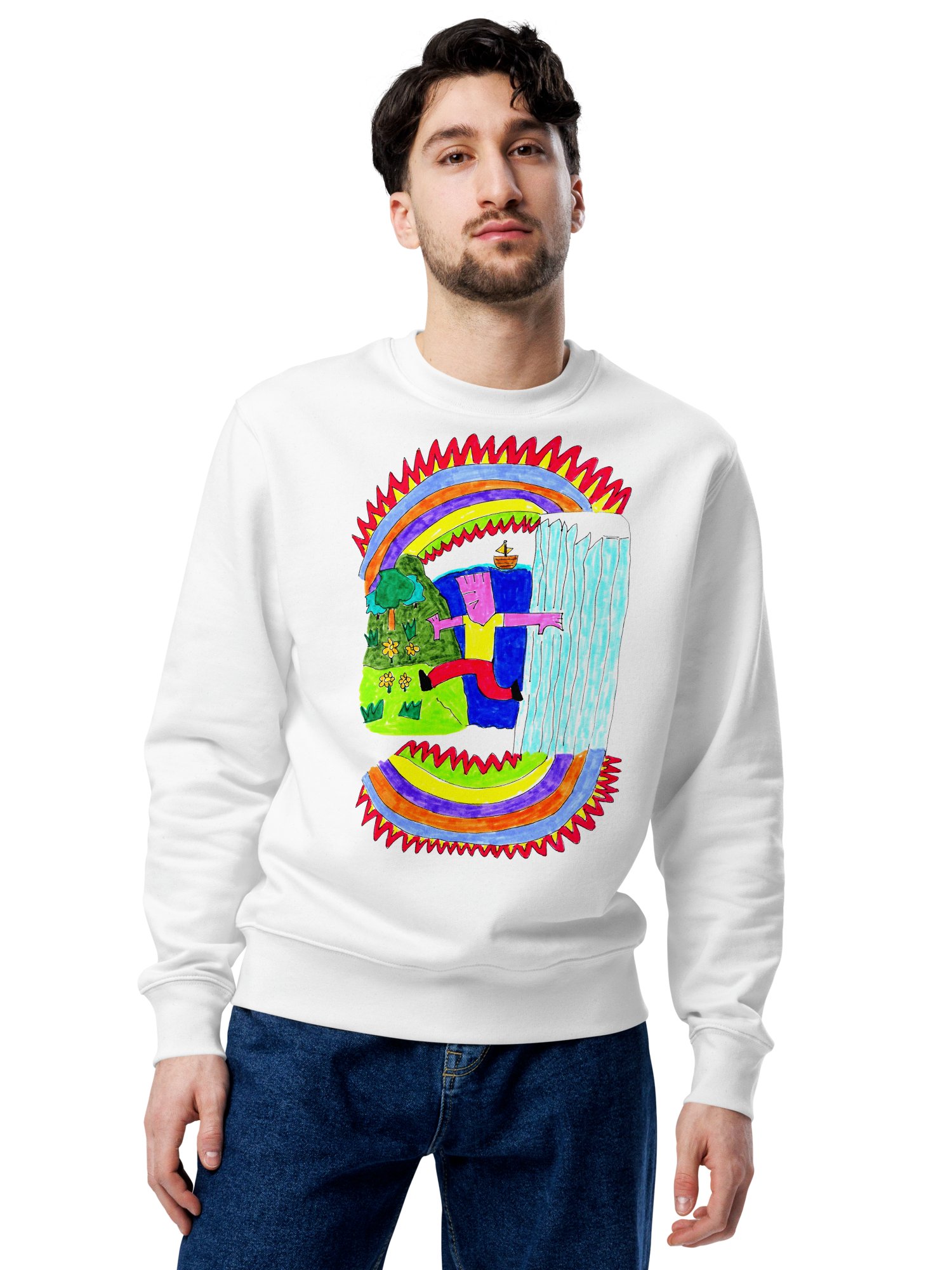 Abstract Lands Beyond Unisex Eco Sweatshirt product image (39)