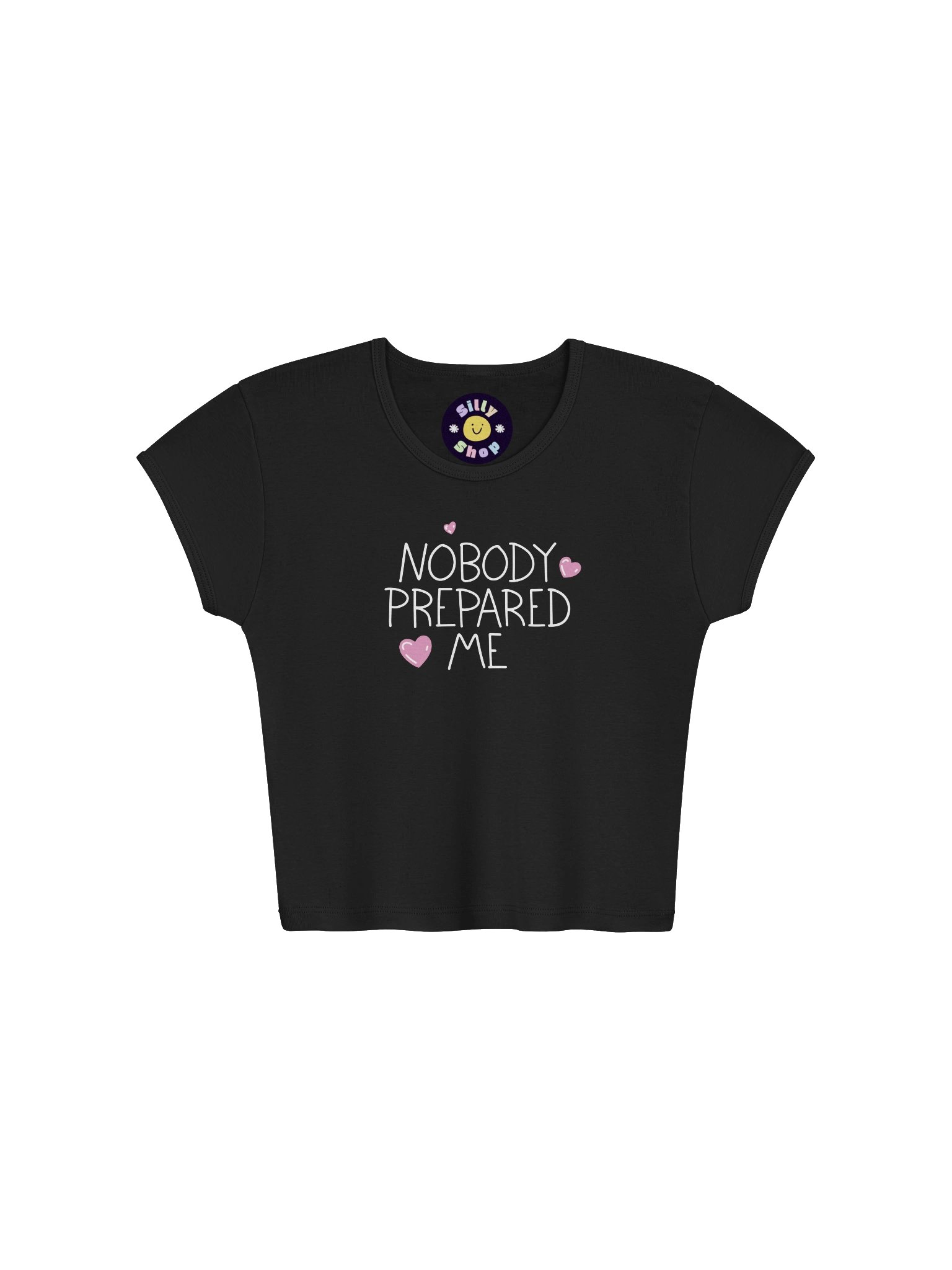 Nobody Prepared Me - Cropped Tee Dark product image (1)