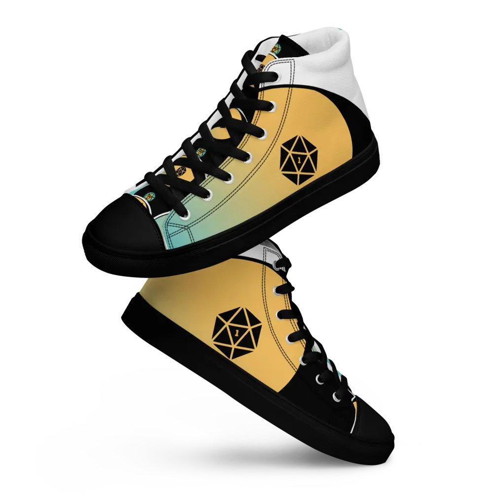 d20 Yin Yang Gradient Hi-Tops product image (7)