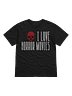 I Love Horror Movies - Skull T-Shirt