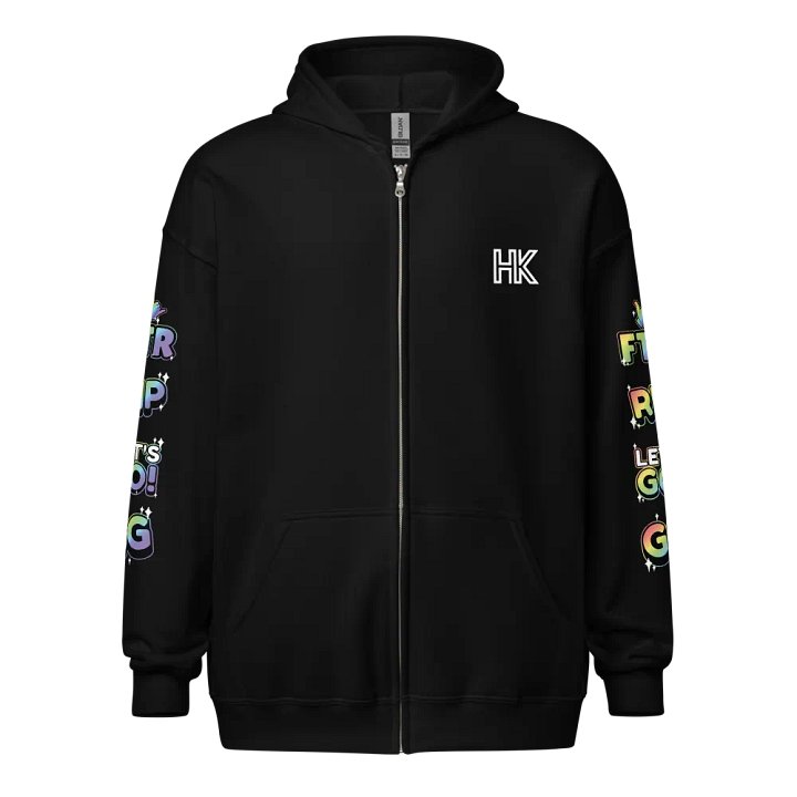 Twitch Family Zip-up Hoodie With Emotes product image (2)