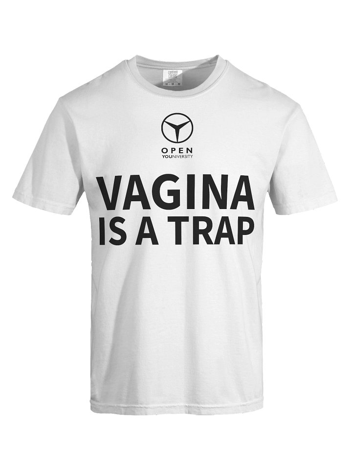 VAGINA IS A TRAP - White Version product image (1)