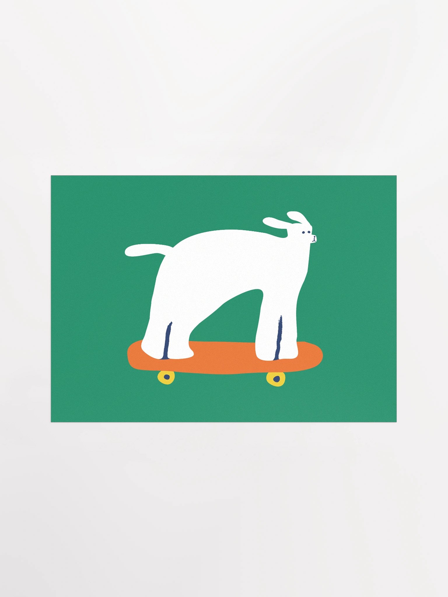 Fast poodle art print product image (1)