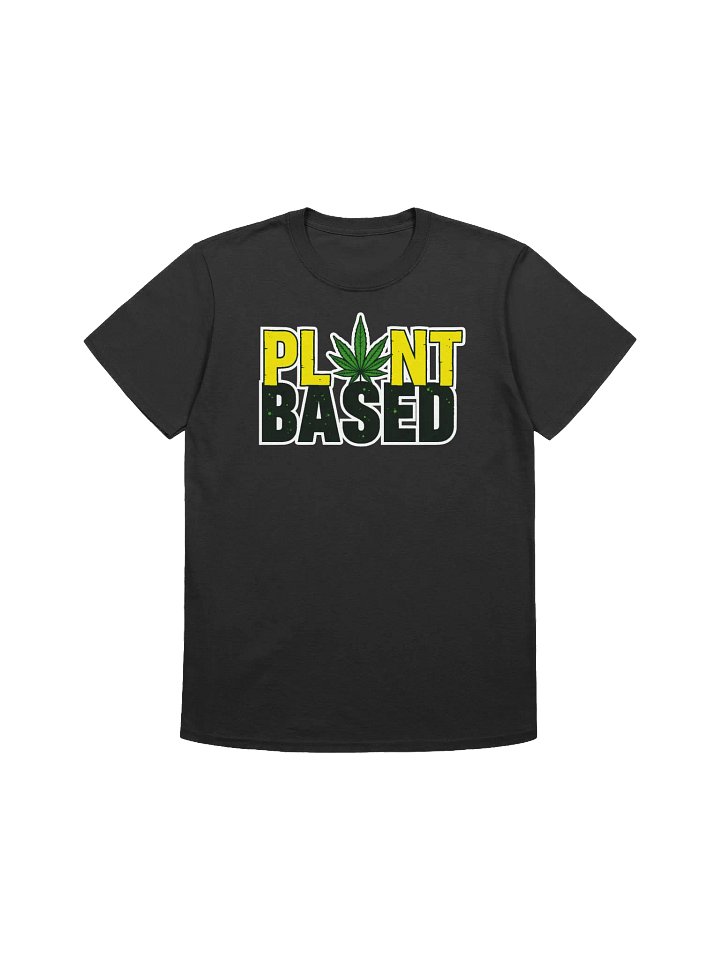 Plant-Based and Proud-Cannabis Leaf Graphic T-Shirt product image (1)