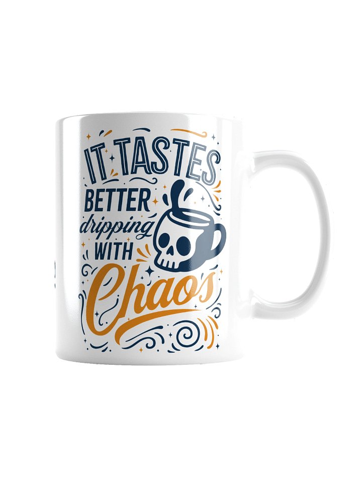 Dripping with Chaos White Coffee Mug product image (4)