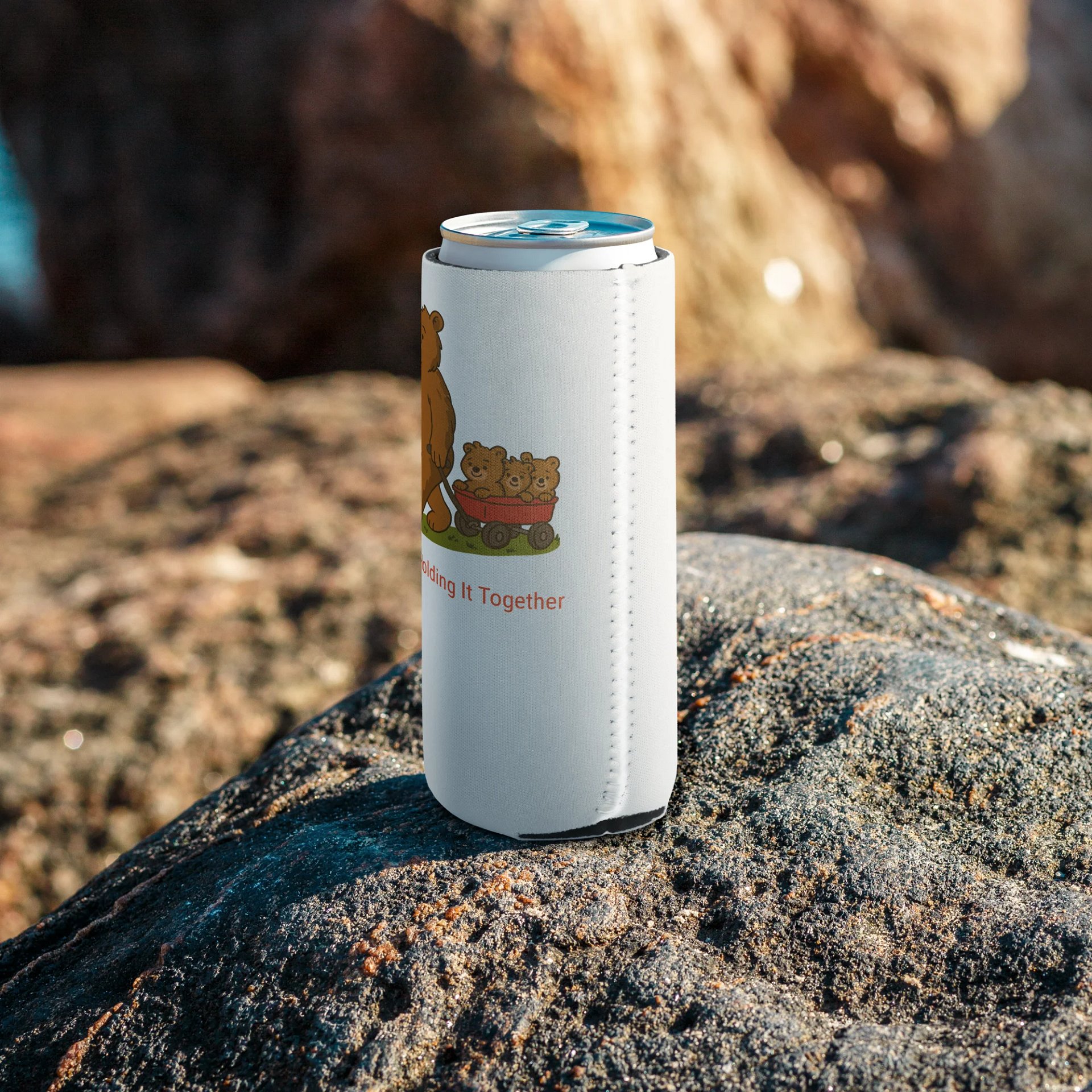 Bearly Holding It Together Can Coozie (Slim/Regular) product image (4)