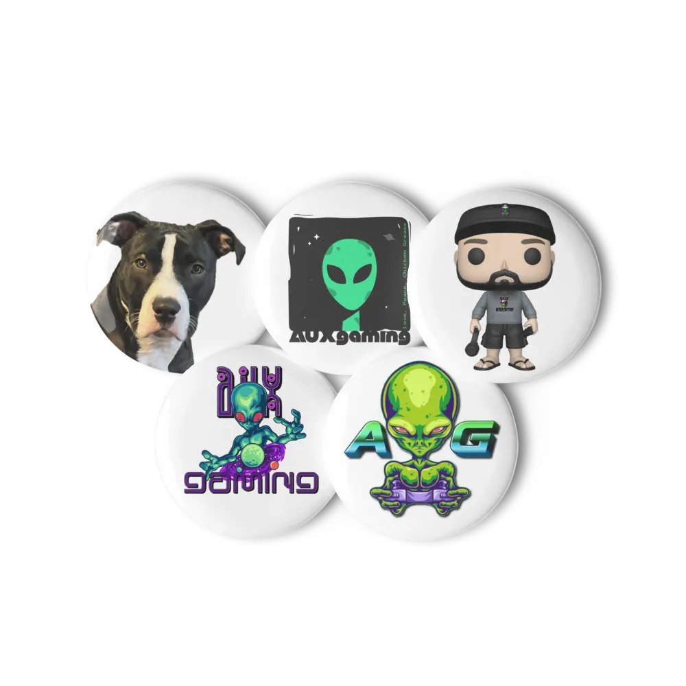 AUXgaming Alien Gamer Button Set product image (6)
