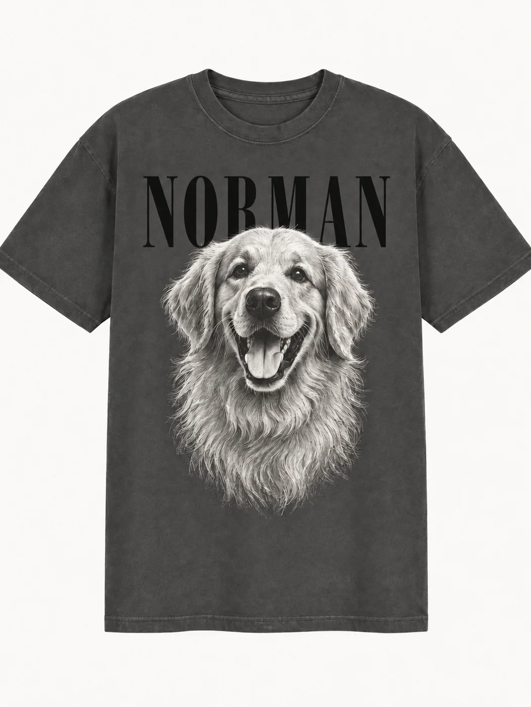 Personalized Pet Portrait T-Shirt – Custom Photo & Name product image (2)