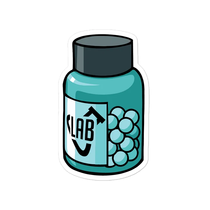 Vintage LaB "PvPness" Vinyl Sticker product image (2)