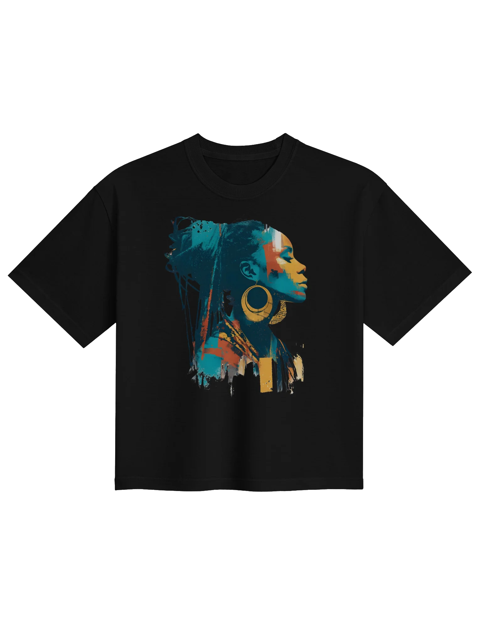 Vibrant Profile Portrait Box Tee product image (1)