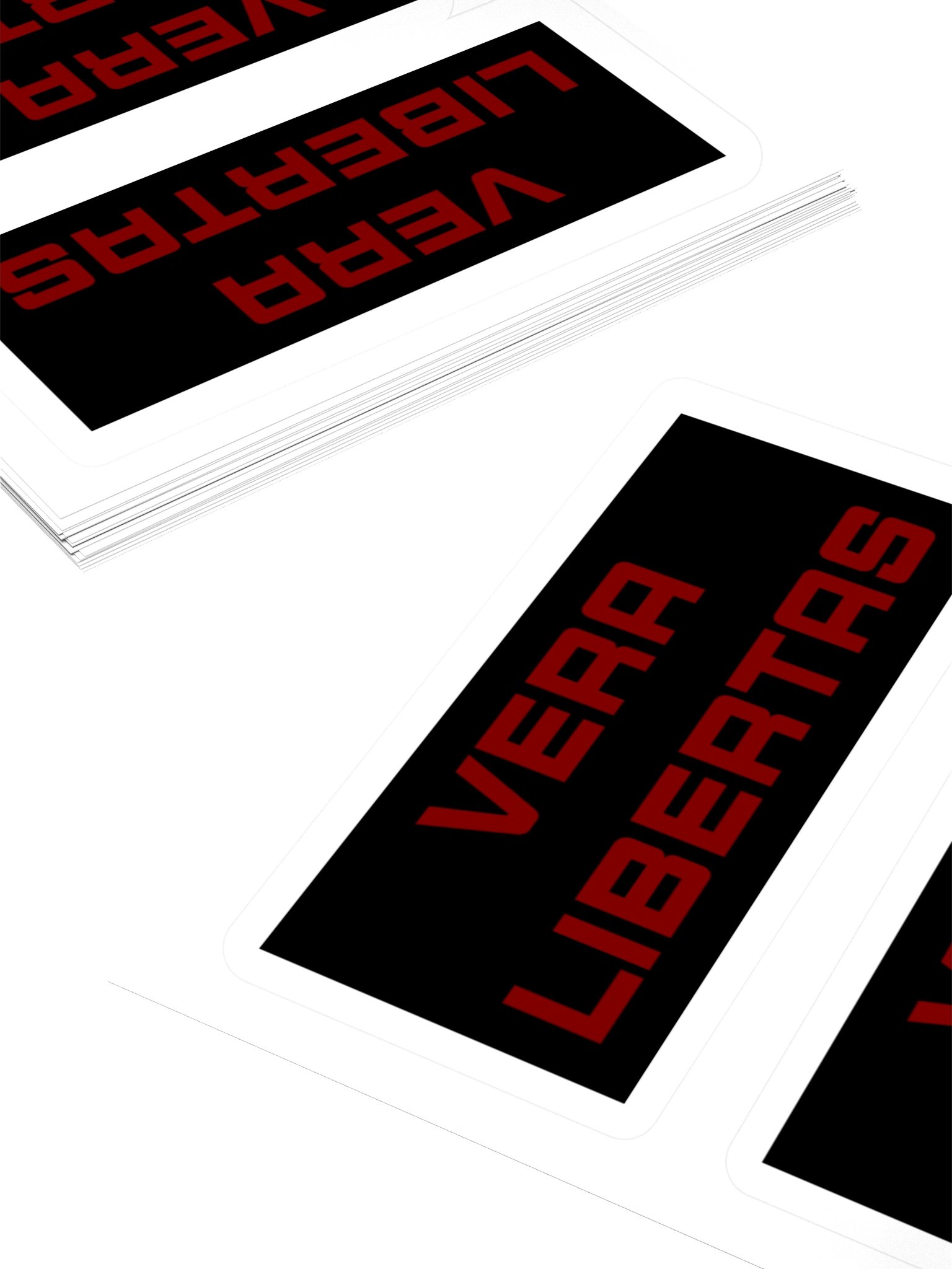 VERA LIBERTAS Sticker [BLACK] | Mootacoo - Diver Merch