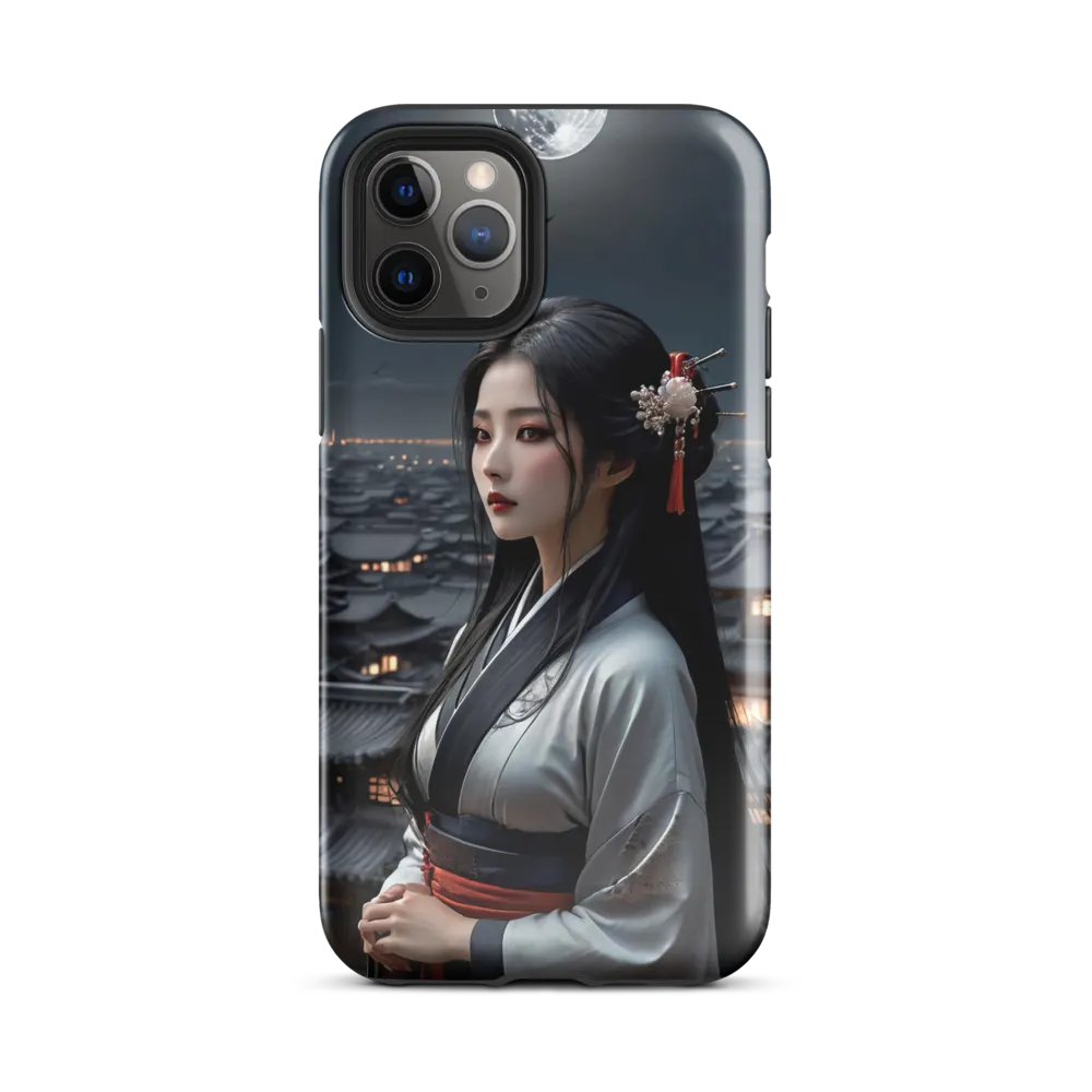 Moonlit Elegance iPhone Tough Case - Traditional Beauty Design product image (25)