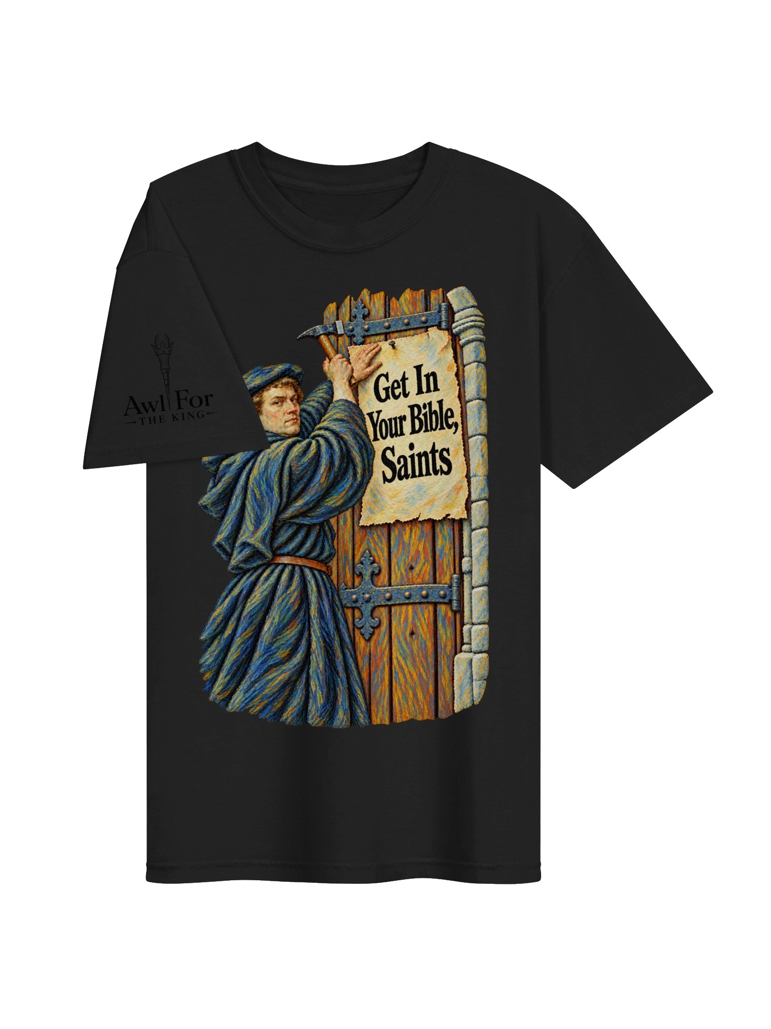 Get in your Bible, Saints | Reformed Christian T shirt product image (22)