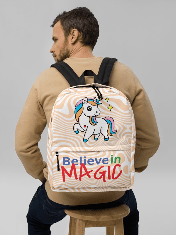 Magical Unicorn Dreams All-Over Print Backpack product image (4)